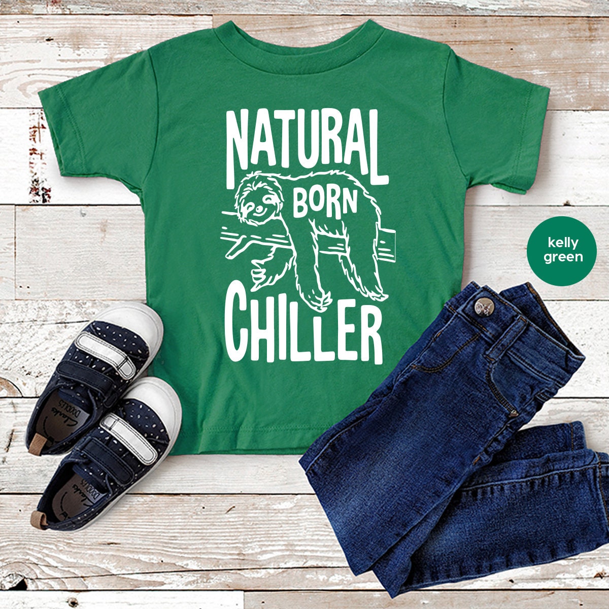 Sloth Lover Youth, Funny Sloth Youth, Natural Born Chiller, Animal Chill Tee,Gift For Sloth Lover, Adorable Animal Youth,Cute Sloth Youth - Fastdeliverytees.com