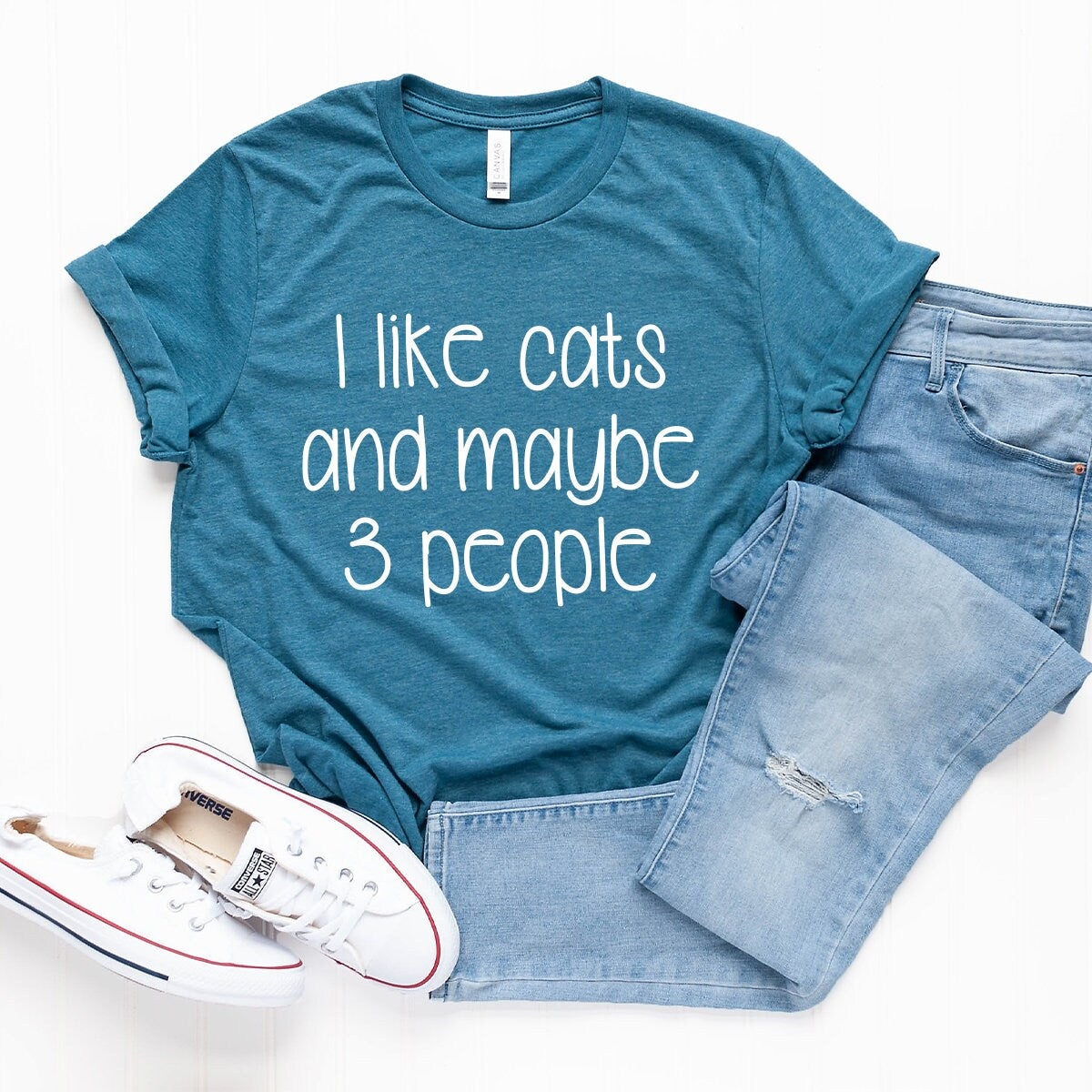 I Like Cats And Maybe 3 Peoples Shirt, Cat Lover Shirt, Funny Cat Shirt, Unsocials  T Shirt, Cat Mom Shirt, Cat Dad T Shirt, Cat Lover Gift - Fastdeliverytees.com