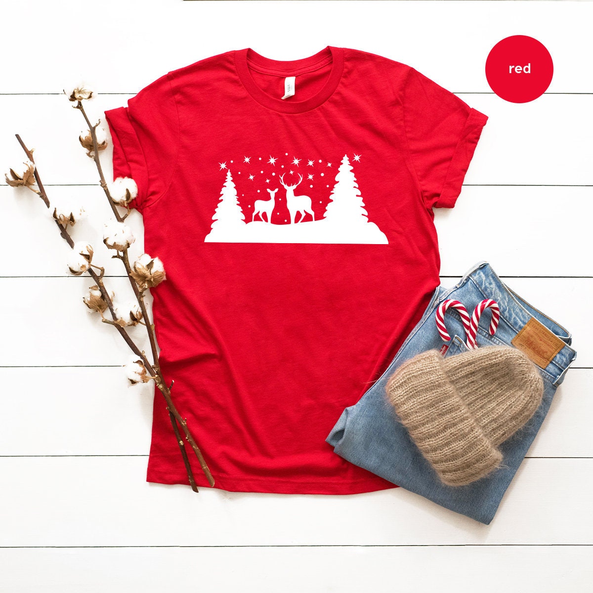 Christmas Deer Shirt, Christmas Party Tee, Christmas 2022 Shirt, Christmas Fall Shirt, Gift For Christmas, Santa Claus Shirt, Christmas Tee - Fastdeliverytees.com