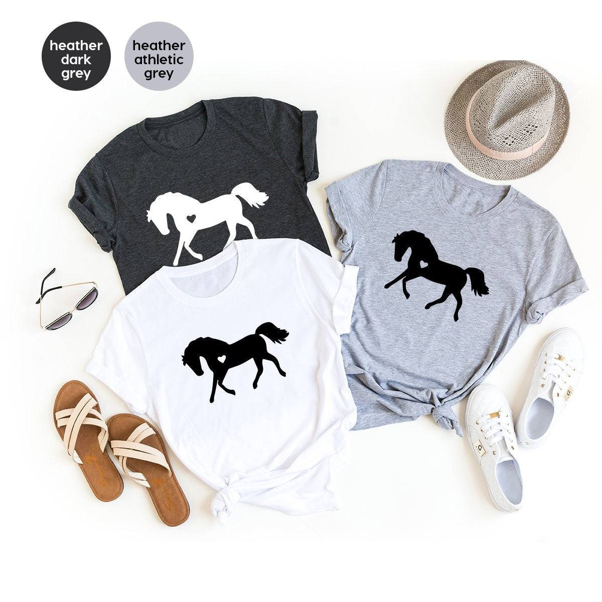 Horse Lover Shirt, Horse Lover T Shirt, Horse With Heart Tee, Horse T Shirts, Horse Lover Gift, Vet Shirt, Gift For Horse Lover, Horse Tee - Fastdeliverytees.com
