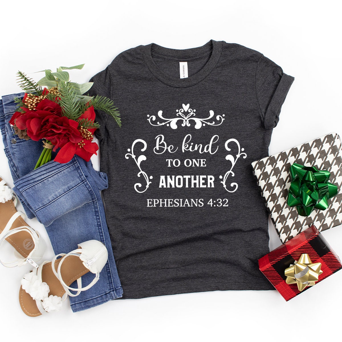 Be Kind To One Another Shirt, Ephesians 4:32 Shirt, God Saying Shirt, Christian T-Shirt, Be Kind Tee, Bible Verse Quote Shirt, Kindness Tee - Fastdeliverytees.com