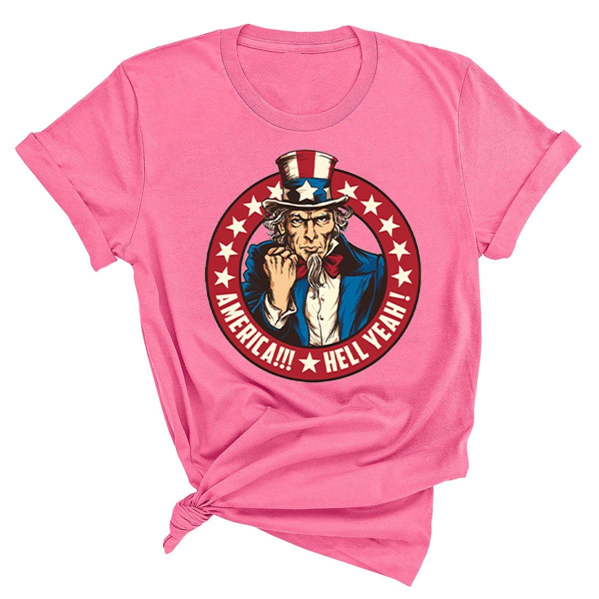 America Shirt, America Hell Yeah, Uncle Sam, Patriotic Shirt, USA Shirt, Election 2020 Shirt, 4th July Shirt, Independence Day, Political T - Fastdeliverytees.com