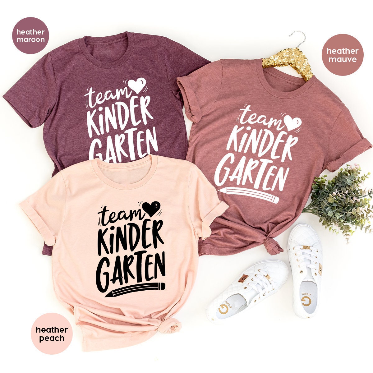 Kindergarten Teacher T Shirt, Team Kindergarten Shirt, K-Teachers Gift, Preschool Shirt, First Day Kindergarten Shirt,Home School T Shirt ZW - Fastdeliverytees.com