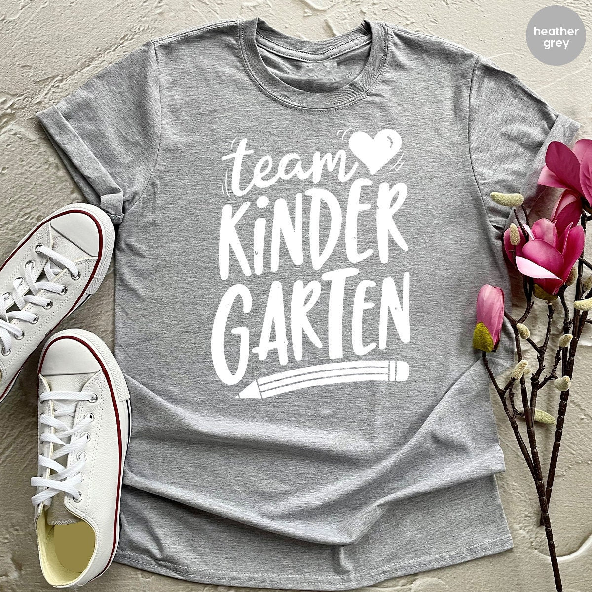 Kindergarten Teacher T Shirt, Team Kindergarten Shirt, K-Teachers Gift, Preschool Shirt, First Day Kindergarten Shirt,Home School T Shirt ZW - Fastdeliverytees.com