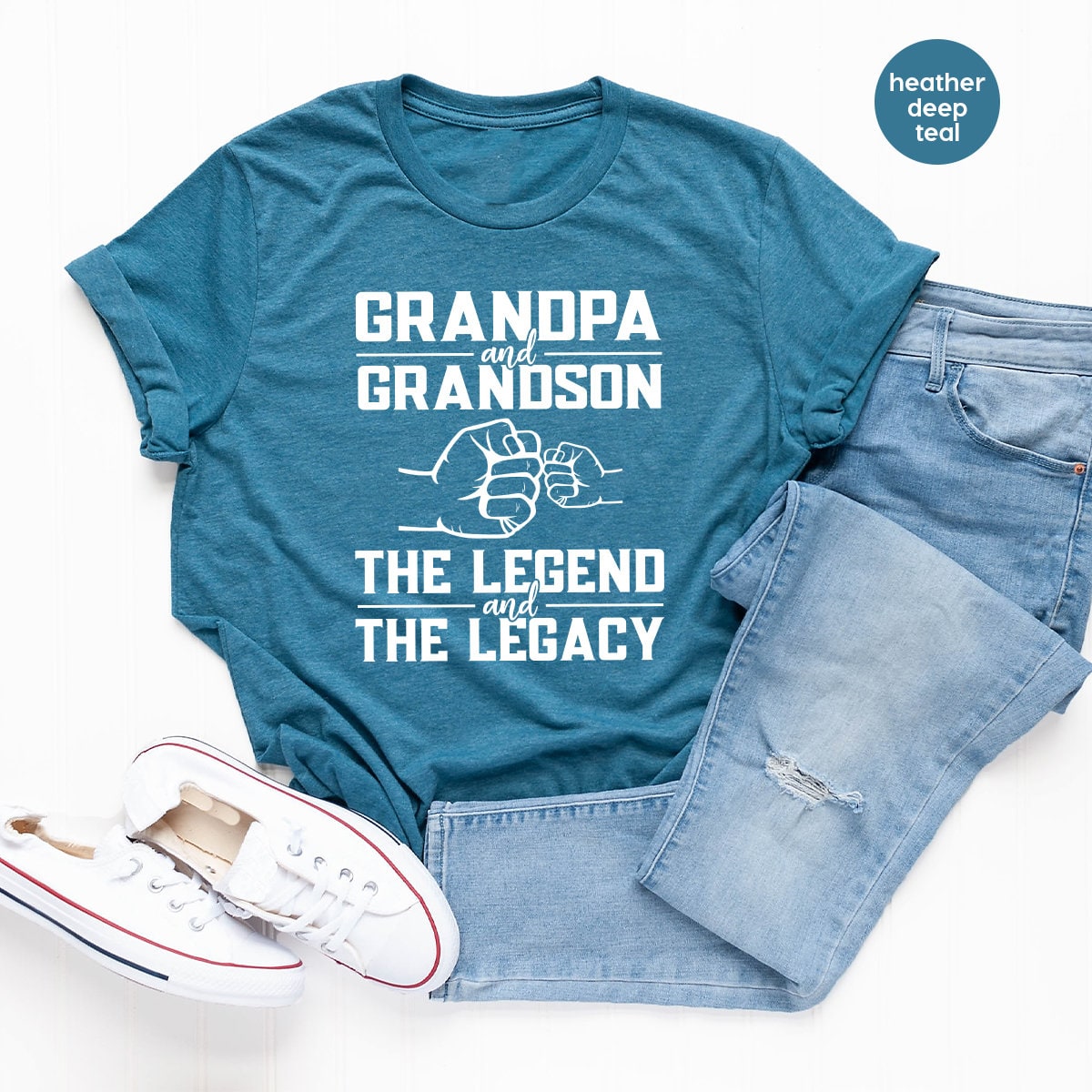 Grandpa And Grandson Shirt, Grandpa TShirt, Gift For Grandad, Papa T Shirt, Papa Gifts, Grandfather Shirts, Father's Day Shirt, Papa Tee - Fastdeliverytees.com