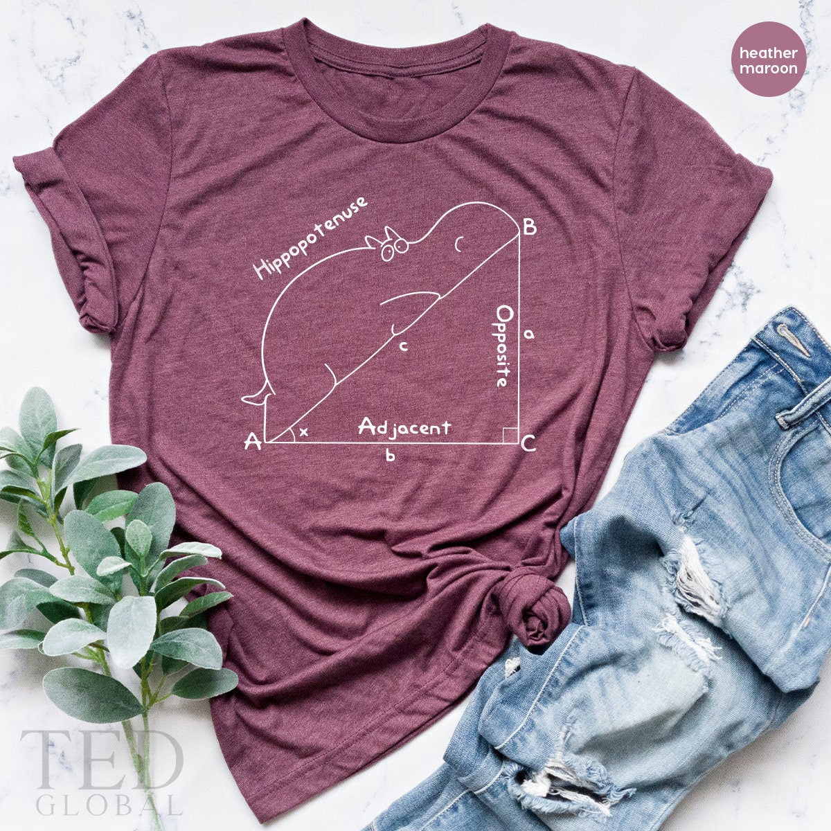 Funny Math T Shirt, Funny Hippopotenuse T Shirt, Math Teachers TShirt,  Teacher Shirt, Geometry Teacher Gift, Geometry Nerd Gift - Fastdeliverytees.com