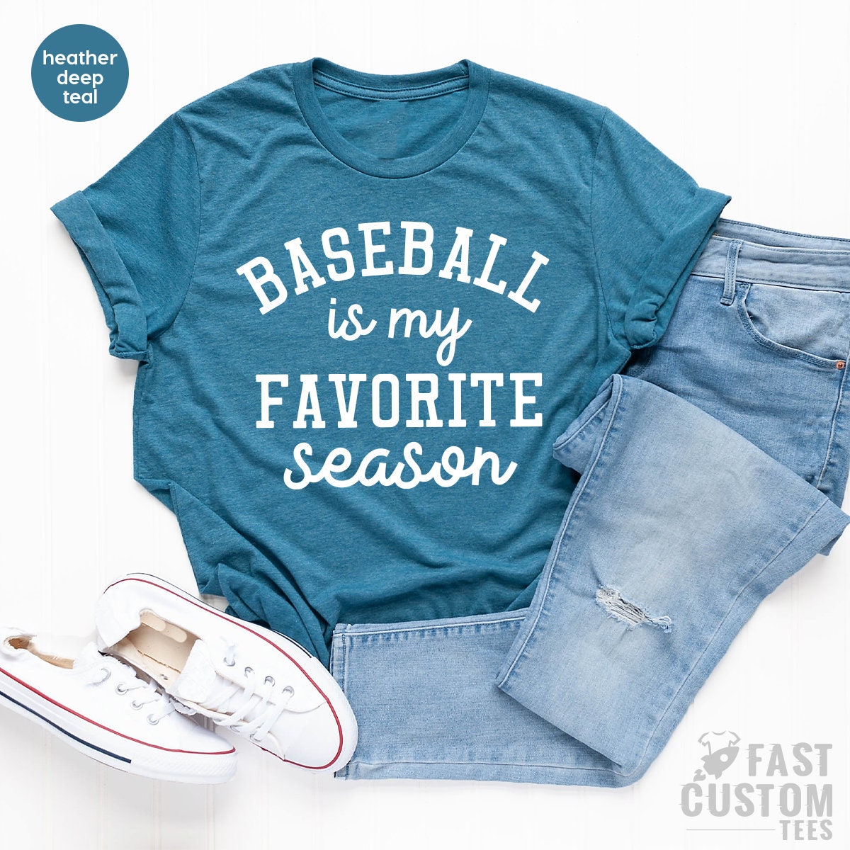 Baseball Mama T-Shirt,Baseball Gift, Baseball Lover Shirt, Baseball Is My Favorite Season Shirt ZW - Fastdeliverytees.com