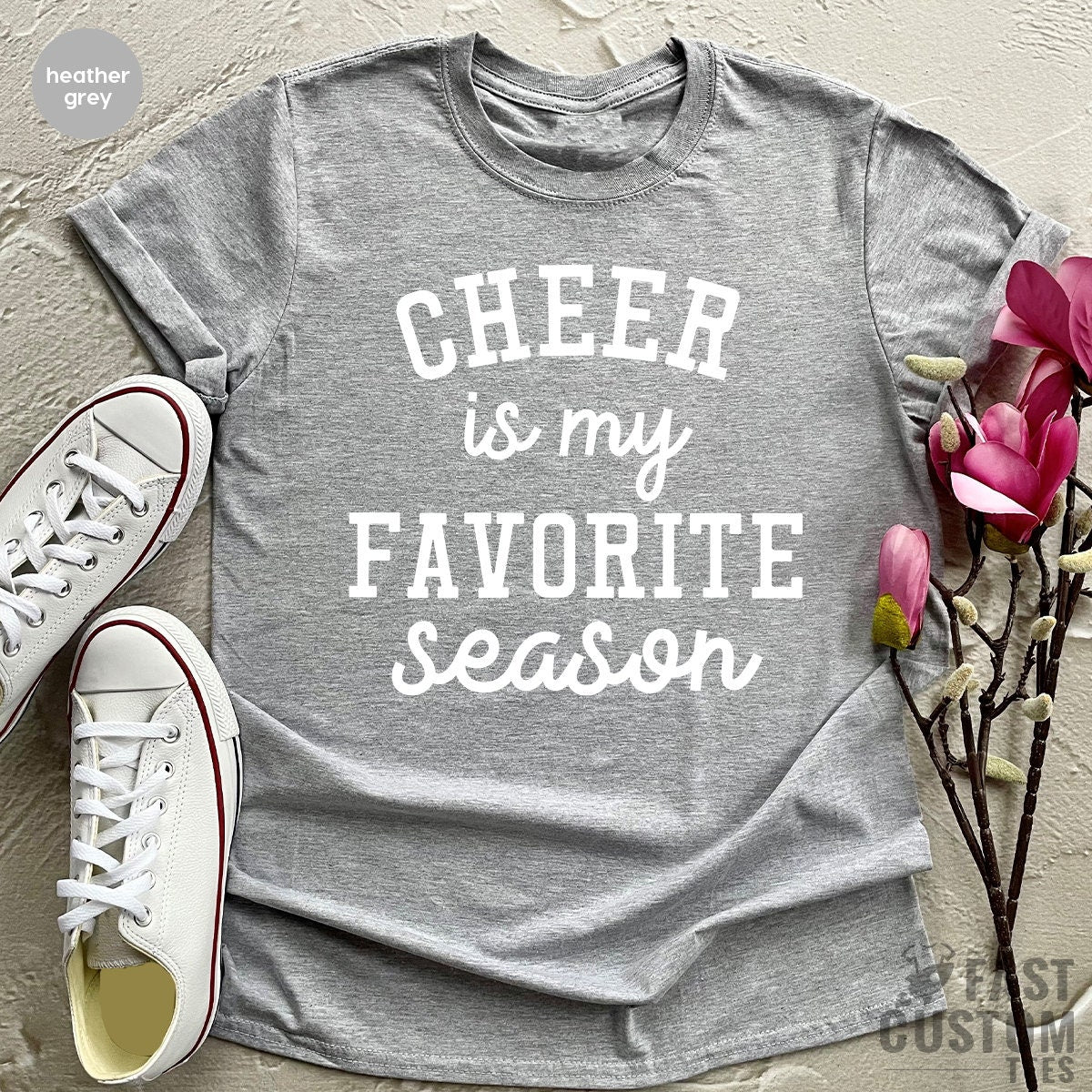Cheer Is My Favorite Season Shirt, Cheerleader TShirt, Cheer Gifts, Football Lover Tee, Game Days Shirt, Sport Team Shirt - Fastdeliverytees.com