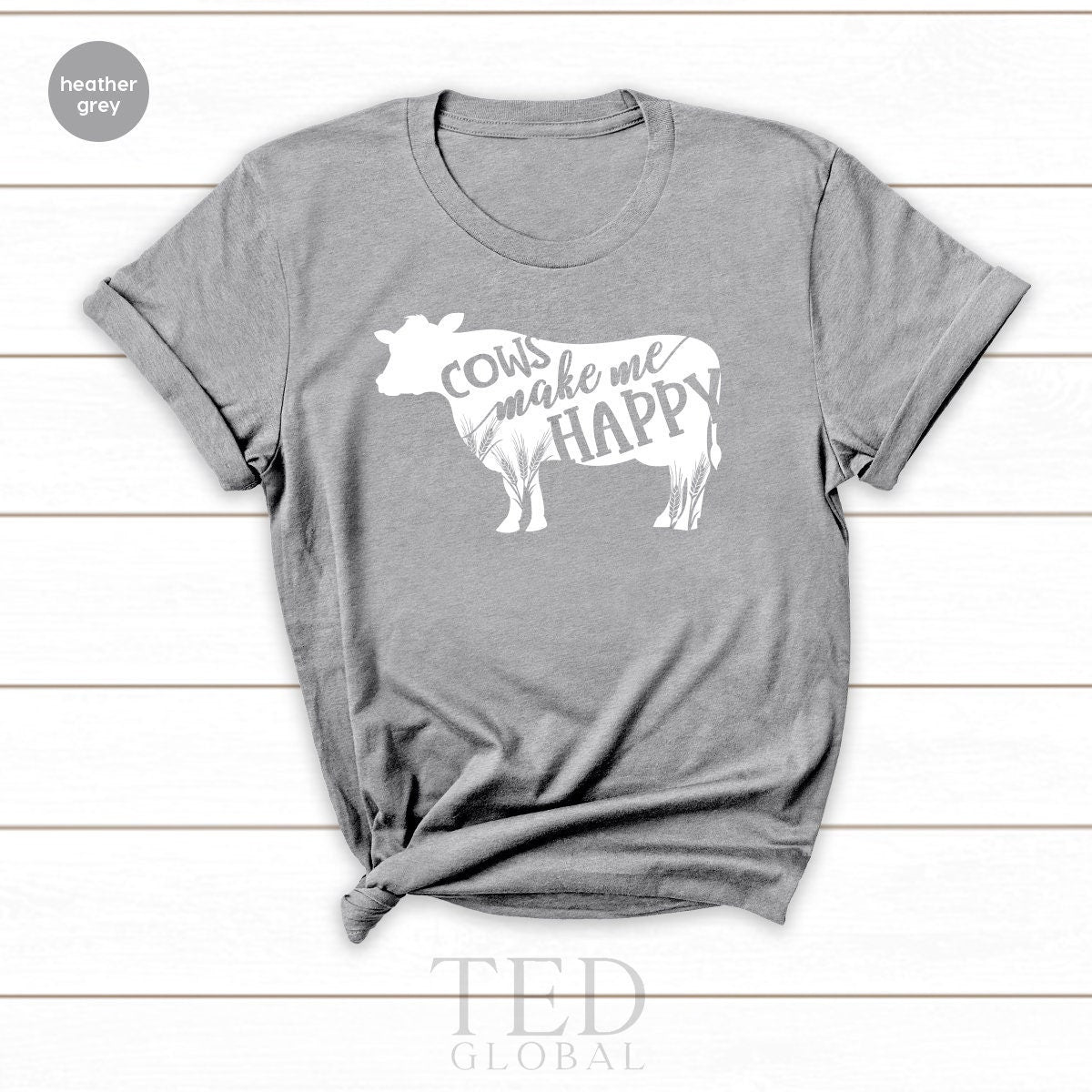 Cows Make Me Happy T Shirt Funny Cow Farm Farmer Gifts Tee Cows Make Me Happy T Shirt Funny Cow Farm Farmer Gifts Tee