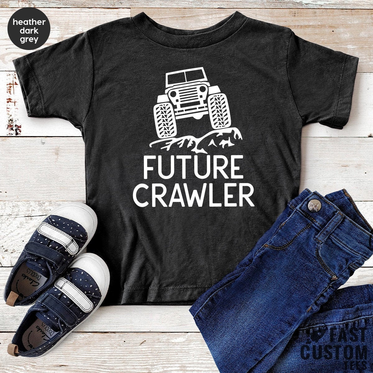 Future Crawler Shirt, Funny Baby Bodysuit, Jeeper Babysuit, Off Roading Baby, Baby Shower Gift, Hipster Baby Shirt, New Baby Gifts - Fastdeliverytees.com