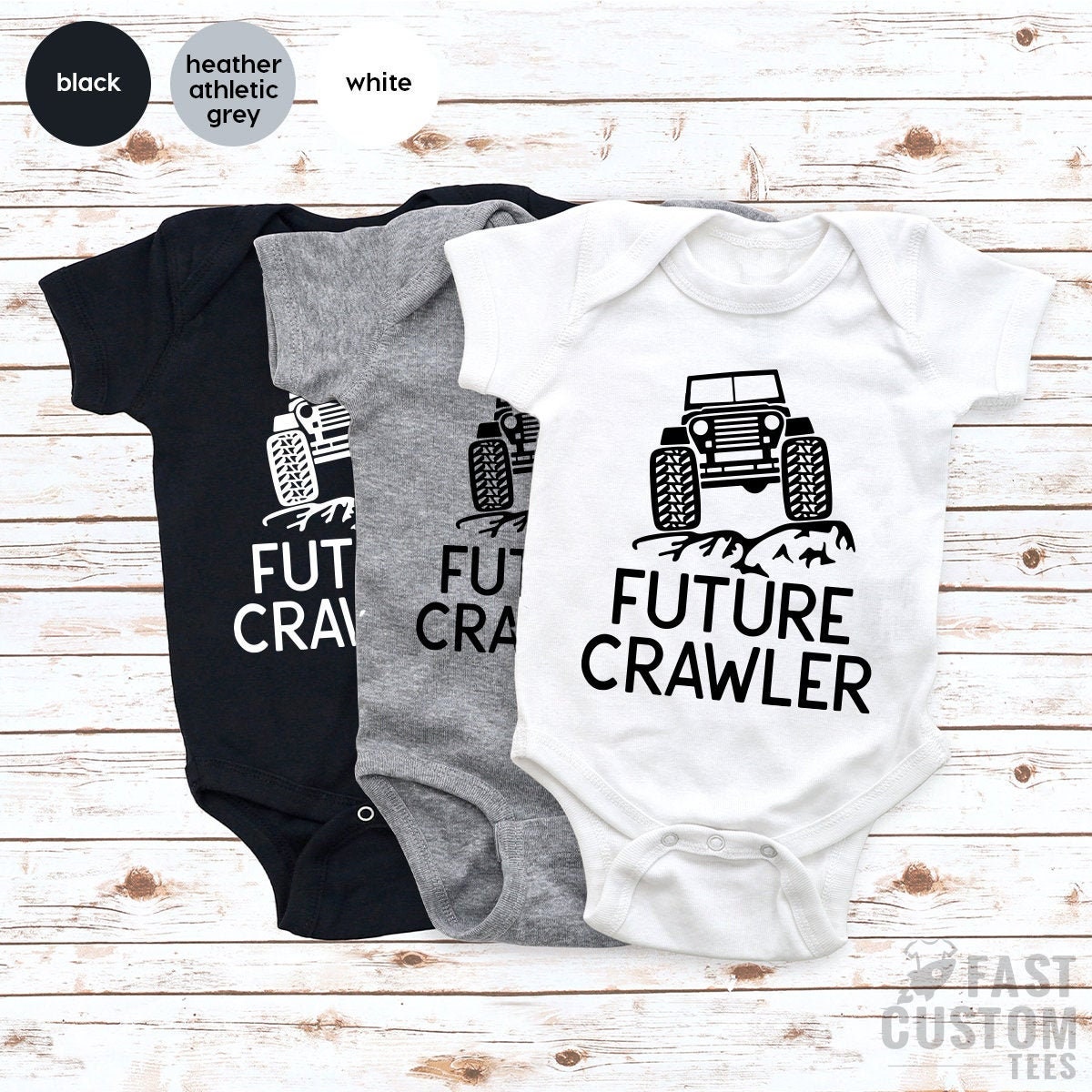 Future Crawler Shirt, Funny Baby Bodysuit, Jeeper Babysuit, Off Roading Baby, Baby Shower Gift, Hipster Baby Shirt, New Baby Gifts - Fastdeliverytees.com