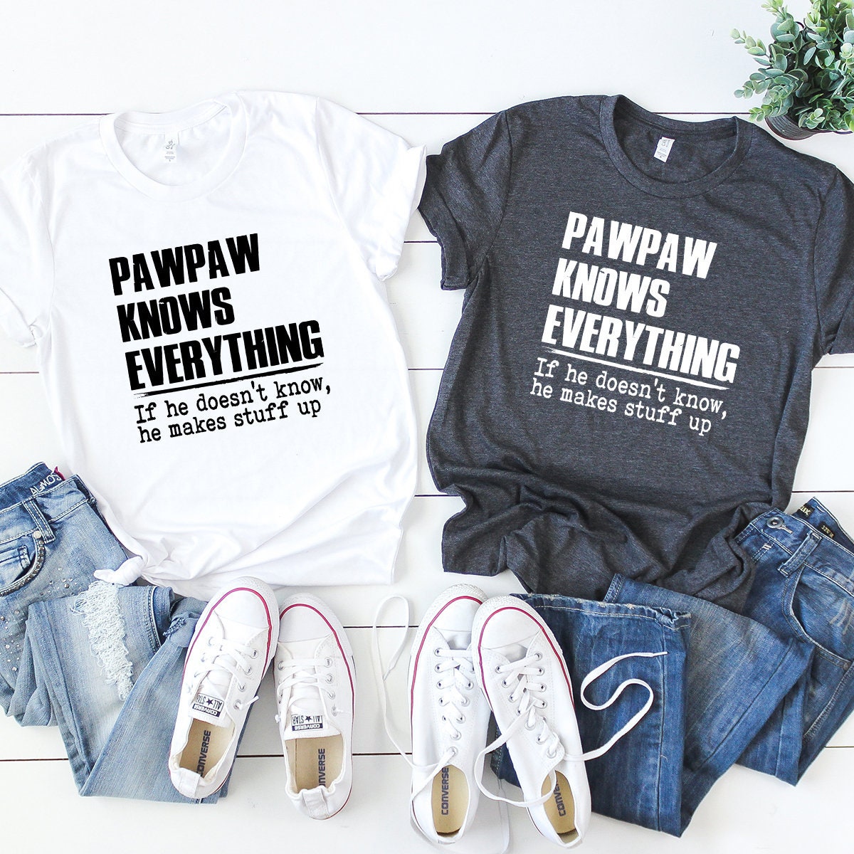 Funny Grandpa Shirt, Pawpaw T Shirt, Papaw Gift, Papa T Shirt, Grandfather Gifts, Grandpa T Shirt, Grandpa Gift, Papaw Knows Everything Tee - Fastdeliverytees.com