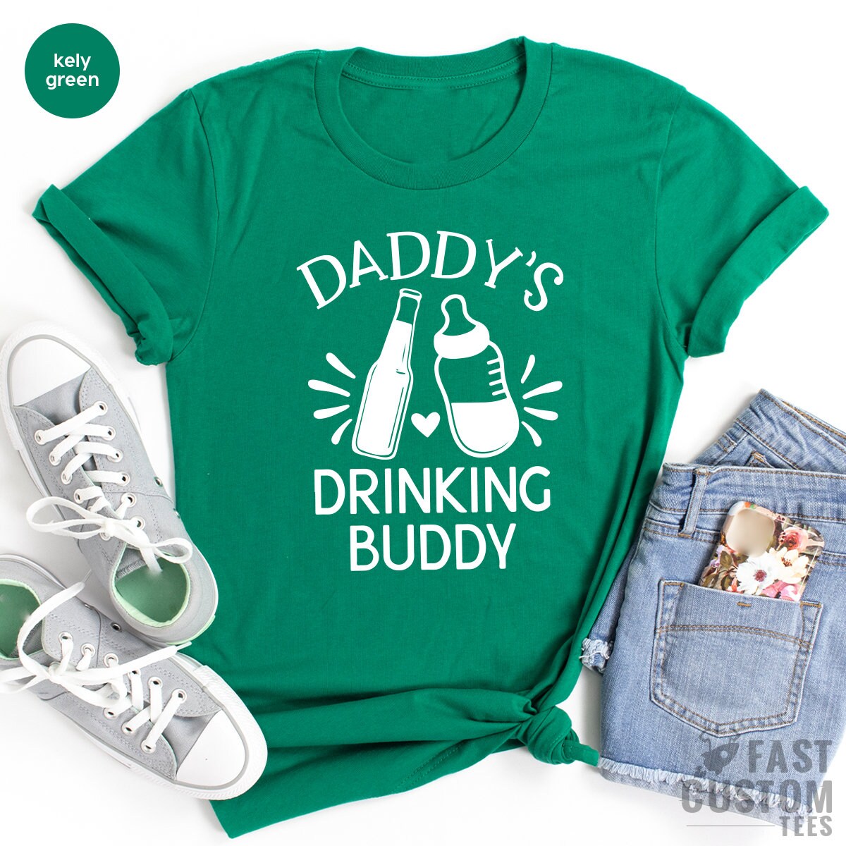 Funny Bodysuits, New Baby Gifts, Dad And Son Shirt, Daddy's Drinking Buddy, Daddy And Me Tee, Custom Bodysuits, New Baby Bodysuits, Baby Tee - Fastdeliverytees.com