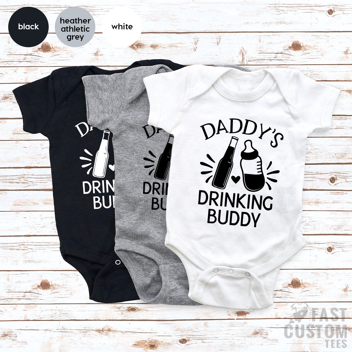 Funny Bodysuits, New Baby Gifts, Dad And Son Shirt, Daddy's Drinking Buddy, Daddy And Me Tee, Custom Bodysuits, New Baby Bodysuits, Baby Tee - Fastdeliverytees.com