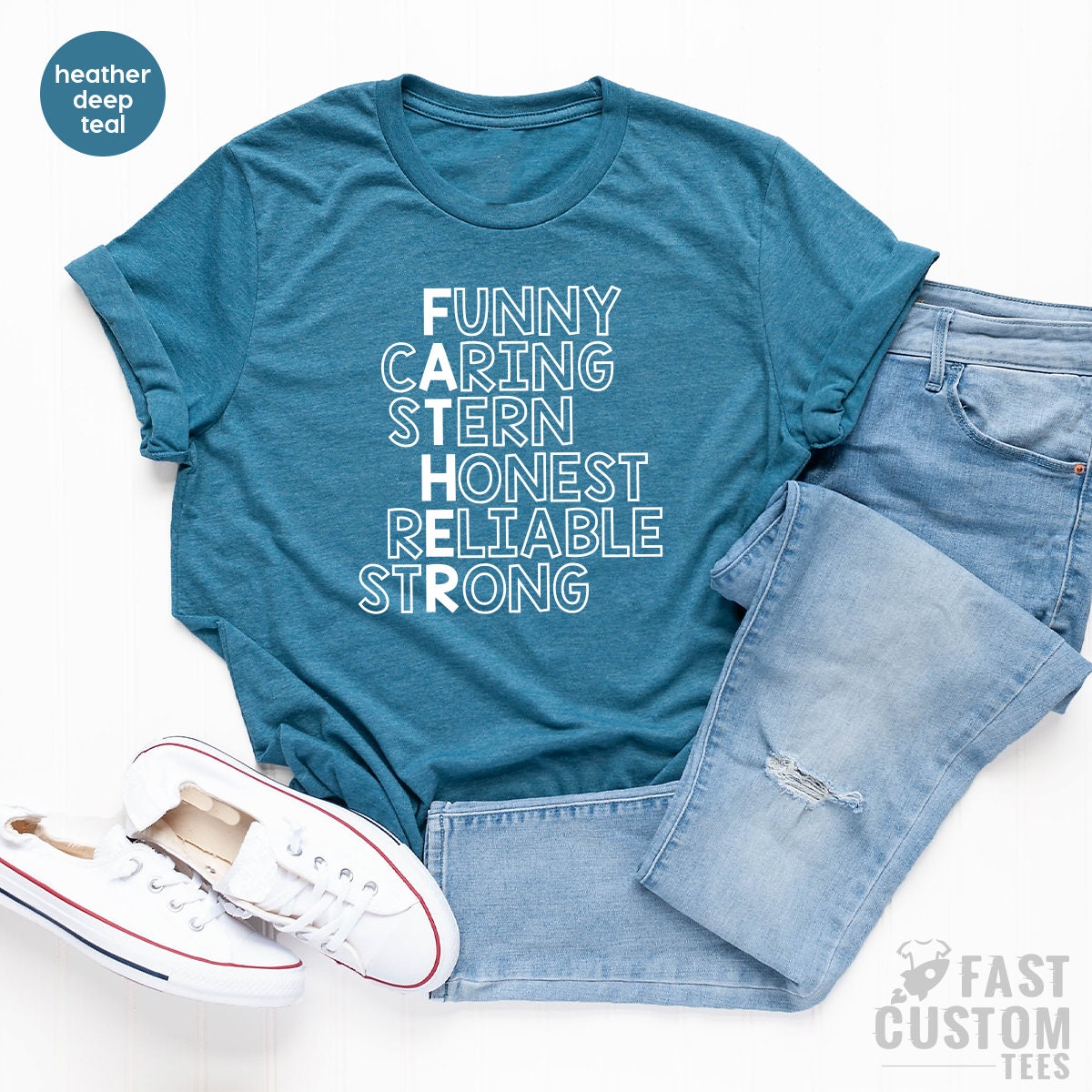 Best Father T-Shirt, Funny Strong Dad T Shirt, Fathers Day Shirt, New Daddy Shirt, Men Graphic Tees, Cool Husband Gift, Gift From Son - Fastdeliverytees.com