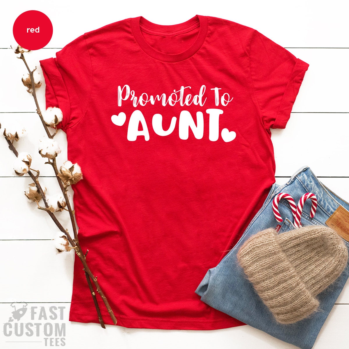 Promoted To Aunt T-Shirt, Cute Auntie Shirt, Best Auntie T Shirt, Cool Sister Shirt, Aunt To Be Shirt, Gift For Auntie, New Auntie Gift - Fastdeliverytees.com