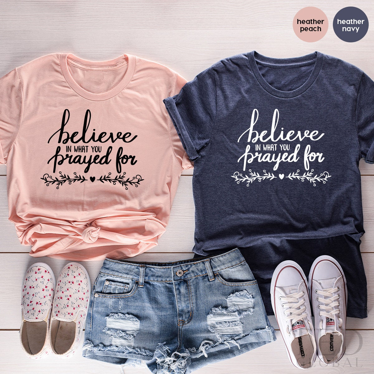Religious TShirt,Believer T Shirt,Christian T Shirt,Inspirational Shirt,Church T-Shirts,Believe In What You Prayed For Shirt,Blessed Shirt - Fastdeliverytees.com