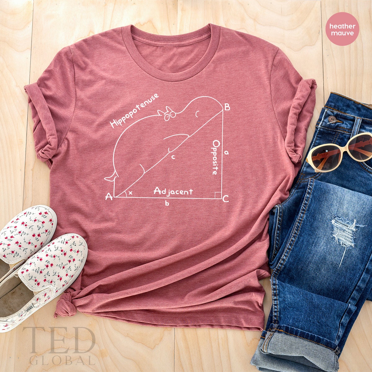 Funny Math T Shirt, Funny Hippopotenuse T Shirt, Math Teachers TShirt,  Teacher Shirt, Geometry Teacher Gift, Geometry Nerd Gift - Fastdeliverytees.com