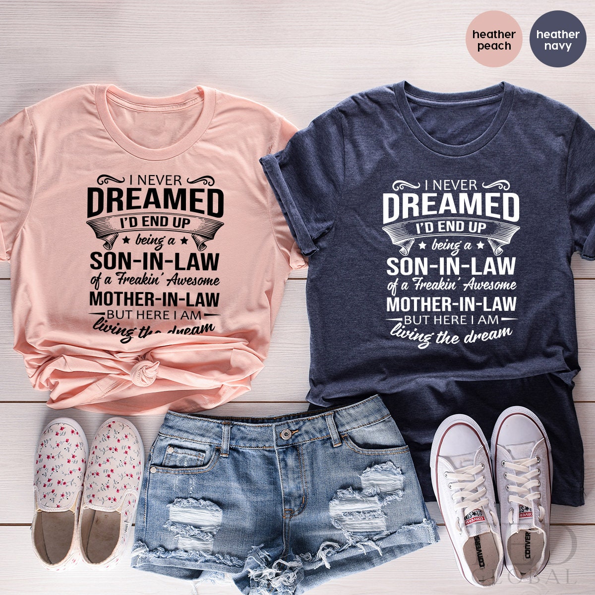 Son In Law Shirt,I Never Dreamed Shirt, Son-In-Law Of A Freakin' Awesome Mother-In Law Shirt,I Am Living The Dream Shirt,Mother-In Law Shirt - Fastdeliverytees.com