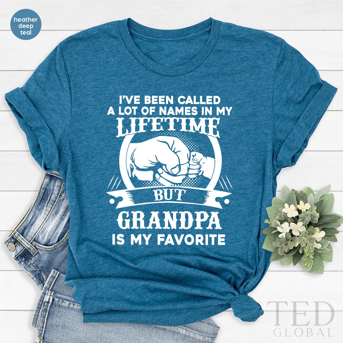 Best Papaw T-Shirt,Awesome Grumpy Gift,I've Been Called A Lot Of Names In My Life Time Grandpa Is My Favorite TShirt,Grampa Birthday Tee - Fastdeliverytees.com