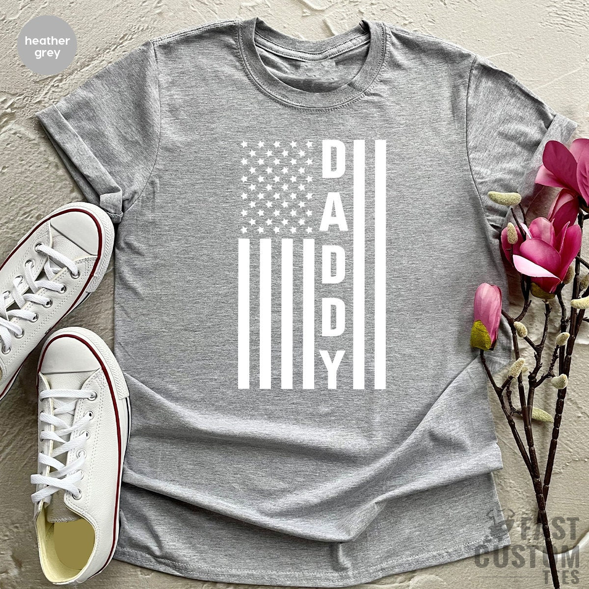 Daddy Shirt, USA Dad T Shirt, American Flag Shirt, American Father Shirt, Patriotic Dad Tee, Father's Day Shirt, US Flag Shirt, Dad Gifts - Fastdeliverytees.com