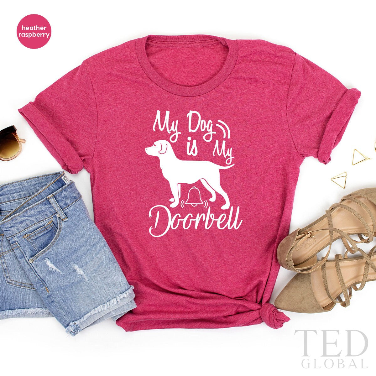 Dog Dad Shirt, Dog Owner T Shirt, Funny Dog Mom T-Shirt, Dog Parent Gift, Pet Lover Shirt, Animal Recue Shirt, My Dog Is My Doorbell Tees - Fastdeliverytees.com