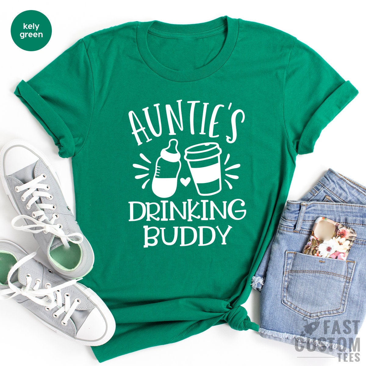 New Aunt Shirt, New Auntie Gift, Aunt TShirt, Auntie T Shirt, Gift For Aunt, Auntie's Drinking Buddy Tee, Aunt Birthday Shirt, Aunt Tee - Fastdeliverytees.com