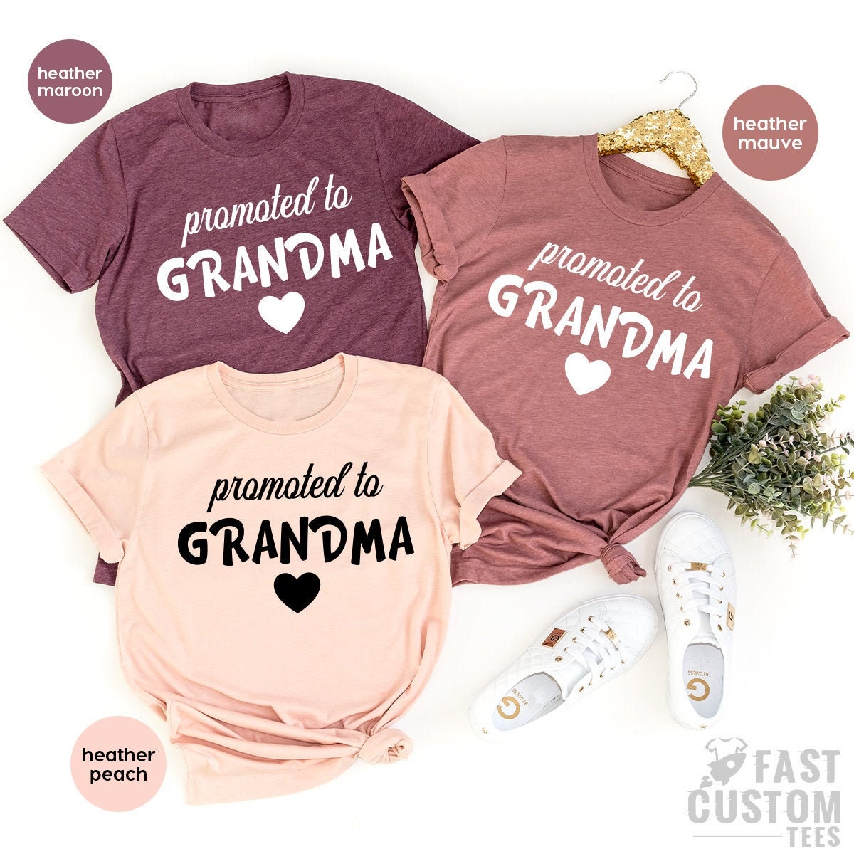Baby Announcement Tee, Promoted To Grandma Shirt, New Grandma Gift, New Grandparets Tee, New Grandma Shirt, Best Grandma Shirts, Grandma Tee - Fastdeliverytees.com