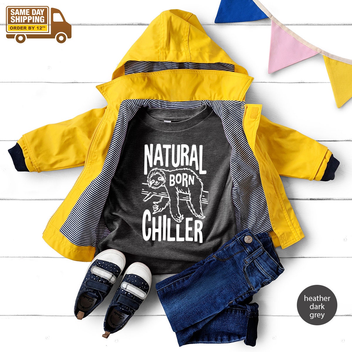 Sloth Lover Youth, Funny Sloth Youth, Natural Born Chiller, Animal Chill Tee,Gift For Sloth Lover, Adorable Animal Youth,Cute Sloth Youth - Fastdeliverytees.com