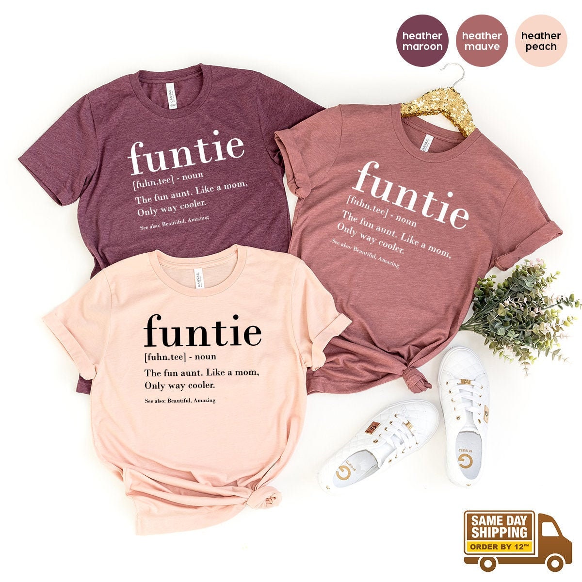 Funtie Definition Shirt, Auntie Shirts, Aunt T Shirt, Mother's Day TShirt, Gift For Aunt, Aunt Birthday Shirt, Funny Aunt Tee, Aunt Gift ZW - Fastdeliverytees.com