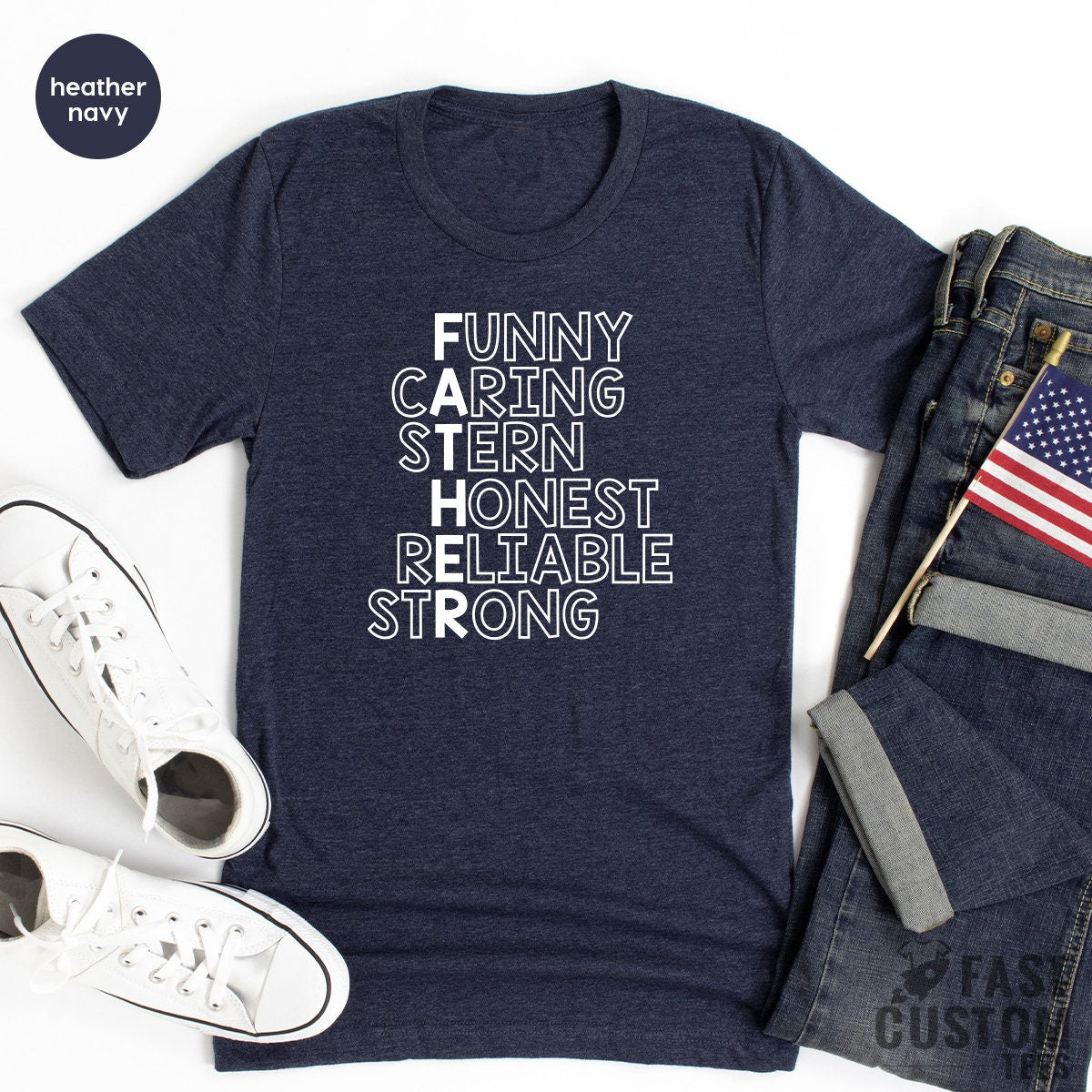 Best Father T-Shirt, Funny Strong Dad T Shirt, Fathers Day Shirt, New Daddy Shirt, Men Graphic Tees, Cool Husband Gift, Gift From Son - Fastdeliverytees.com