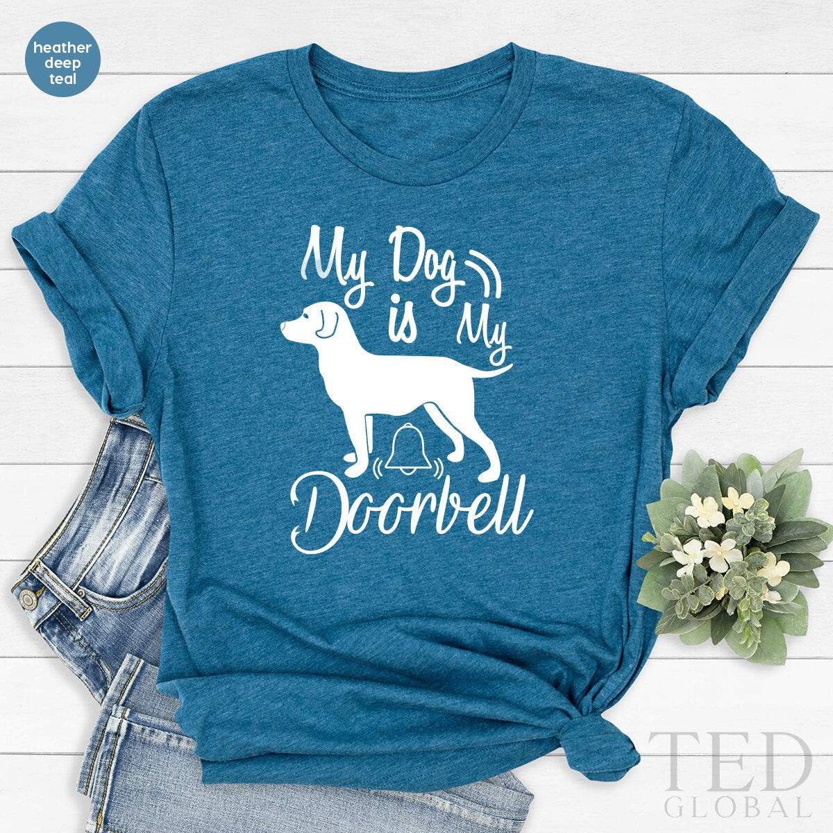 Dog Dad Shirt, Dog Owner T Shirt, Funny Dog Mom T-Shirt, Dog Parent Gift, Pet Lover Shirt, Animal Recue Shirt, My Dog Is My Doorbell Tees - Fastdeliverytees.com