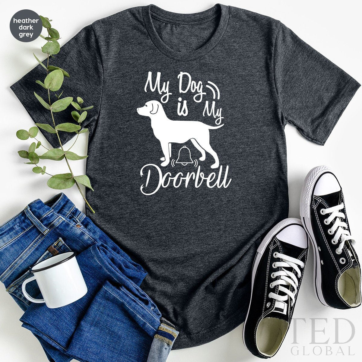 Dog Dad Shirt, Dog Owner T Shirt, Funny Dog Mom T-Shirt, Dog Parent Gift, Pet Lover Shirt, Animal Recue Shirt, My Dog Is My Doorbell Tees - Fastdeliverytees.com