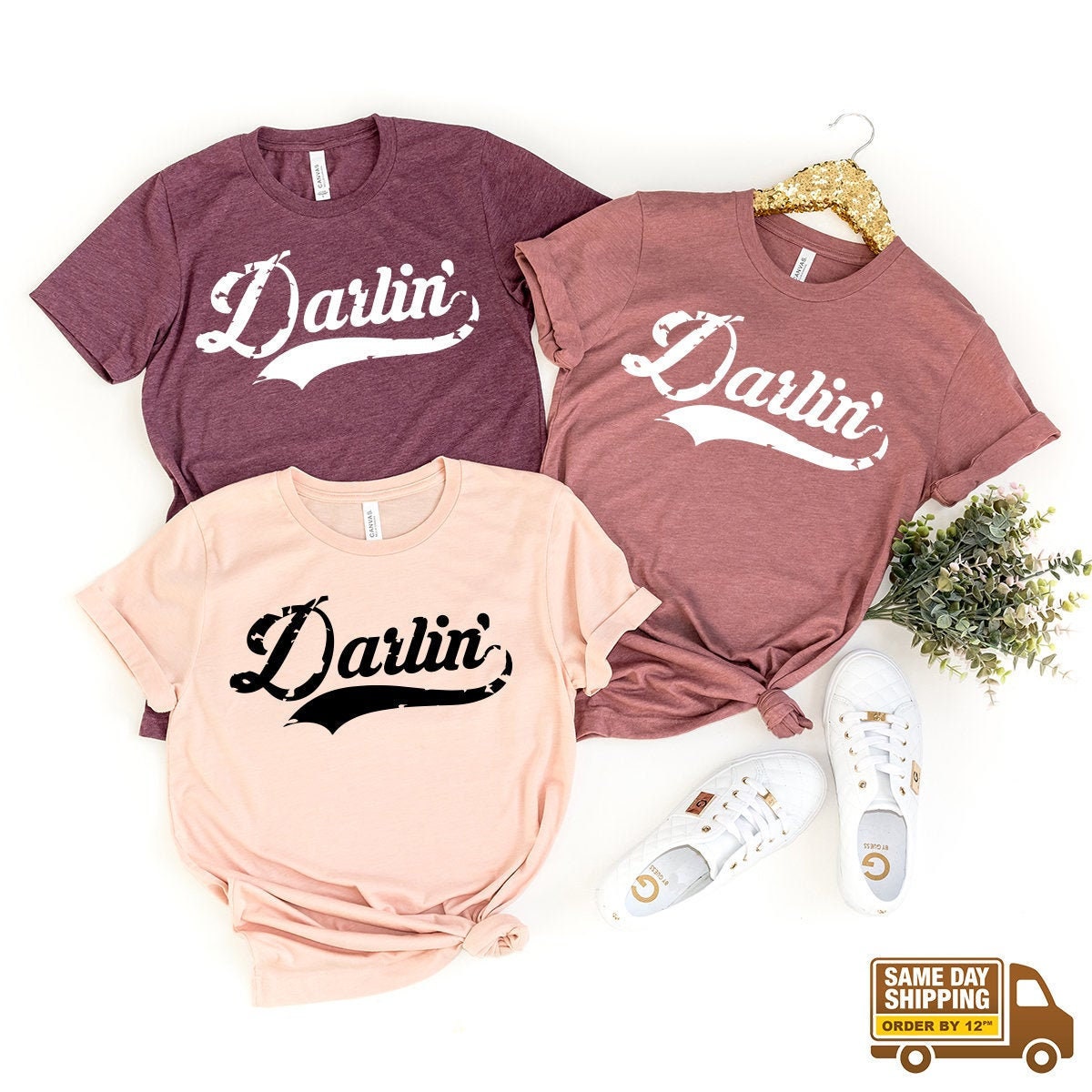 Darlin Shirt, Darlin' T-Shirt, Southern Shirt, Southern Tee, Western Shirt, Darlin' Graphic Tee, Country Music Shirt, Concert Shirt - Fastdeliverytees.com