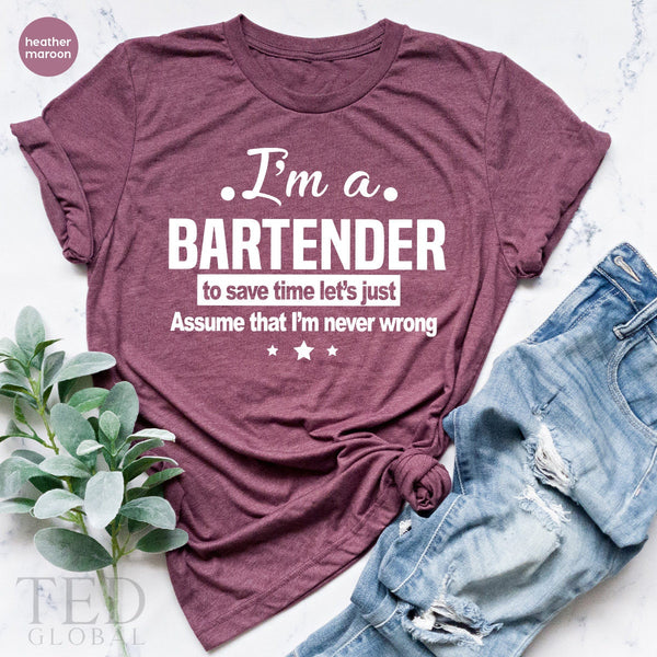 Funny Bartender T Shirt Bartending Shirt Barmen T Shirt Barmaid Shi Fastdeliverytees