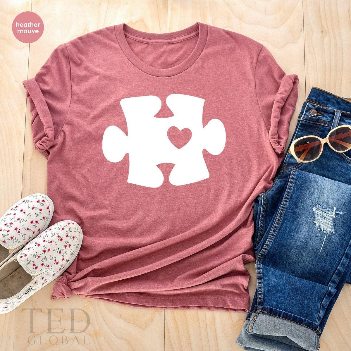 Autistic Child Shirt, SPED Teacher Shirts, Autism Family Shirt, Autism Puzzle - Fastdeliverytees.com