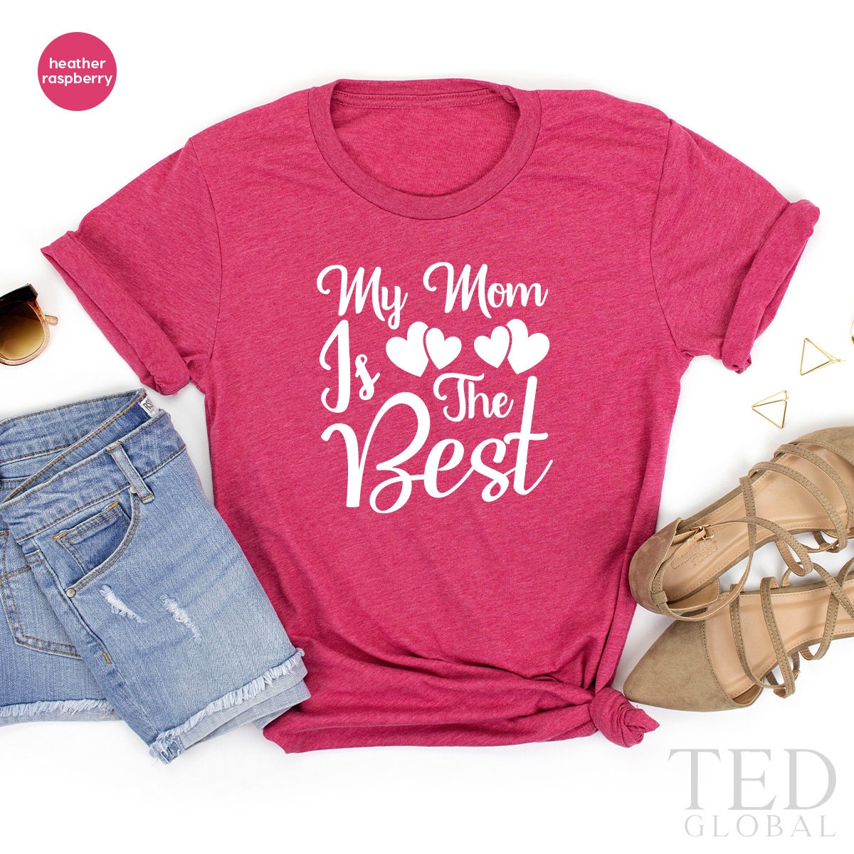 Best Mom TShirt, Mama T Shirt, Mommy T-Shirt, Cute Mom Shirt, Mothers Day Tee, Gift For Mama, My Mom IS The Best Shirts, Mama Birthday Gift - Fastdeliverytees.com