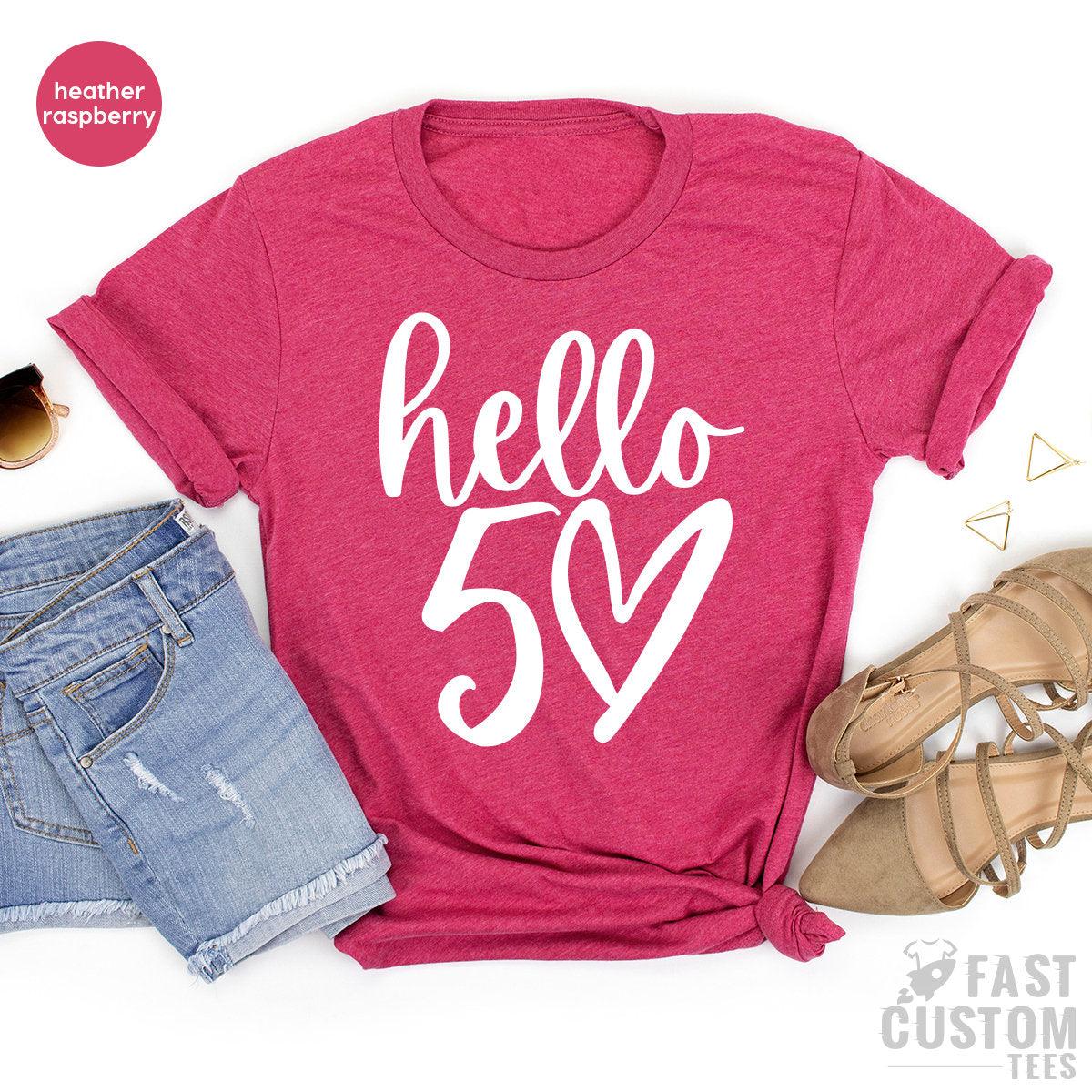 50th Birthday Shirt, Hello 50 TShirt, Fifty Years Old Gift, Hello Fifty Shirt, 50 Years Old Shirt, Birthday T Shirt, 50th Birthday Gift - Fastdeliverytees.com