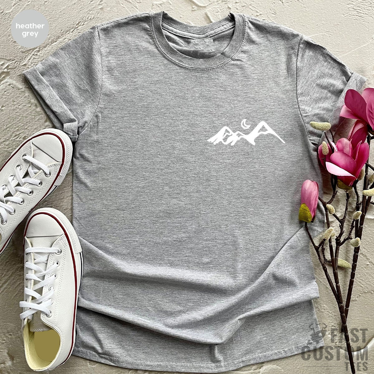 Mountains TShirt, Hiking Shirt, Camping T Shirt, Pocket Mountain T Shirt, Hiking Buddy T-Shirt, Nature Lover Gift, Campers TShirt - Fastdeliverytees.com