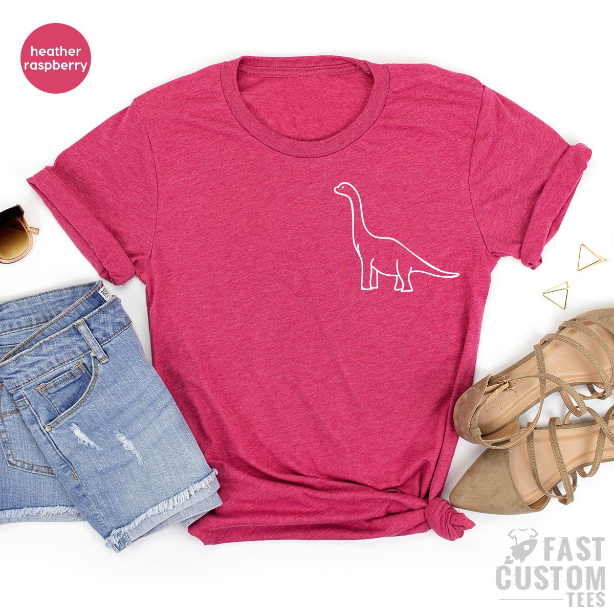 Dinosaur T Shirt, Dinasour Pocket TShirt, Brontosaurus Shirt, Jurassic T Shirt, Dino TShirt, Cute Dinosaur Shirt, Brachiosaurus Shirt, - Fastdeliverytees.com