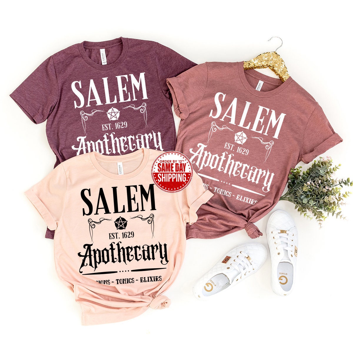 Salem Apothecary Shirt, Funny Halloween Shirt, Fall Tshirt, Halloween Gift, Hocu Pocu Shirt, Witch Sisters Shirt, Witch Clothing - Fastdeliverytees.com