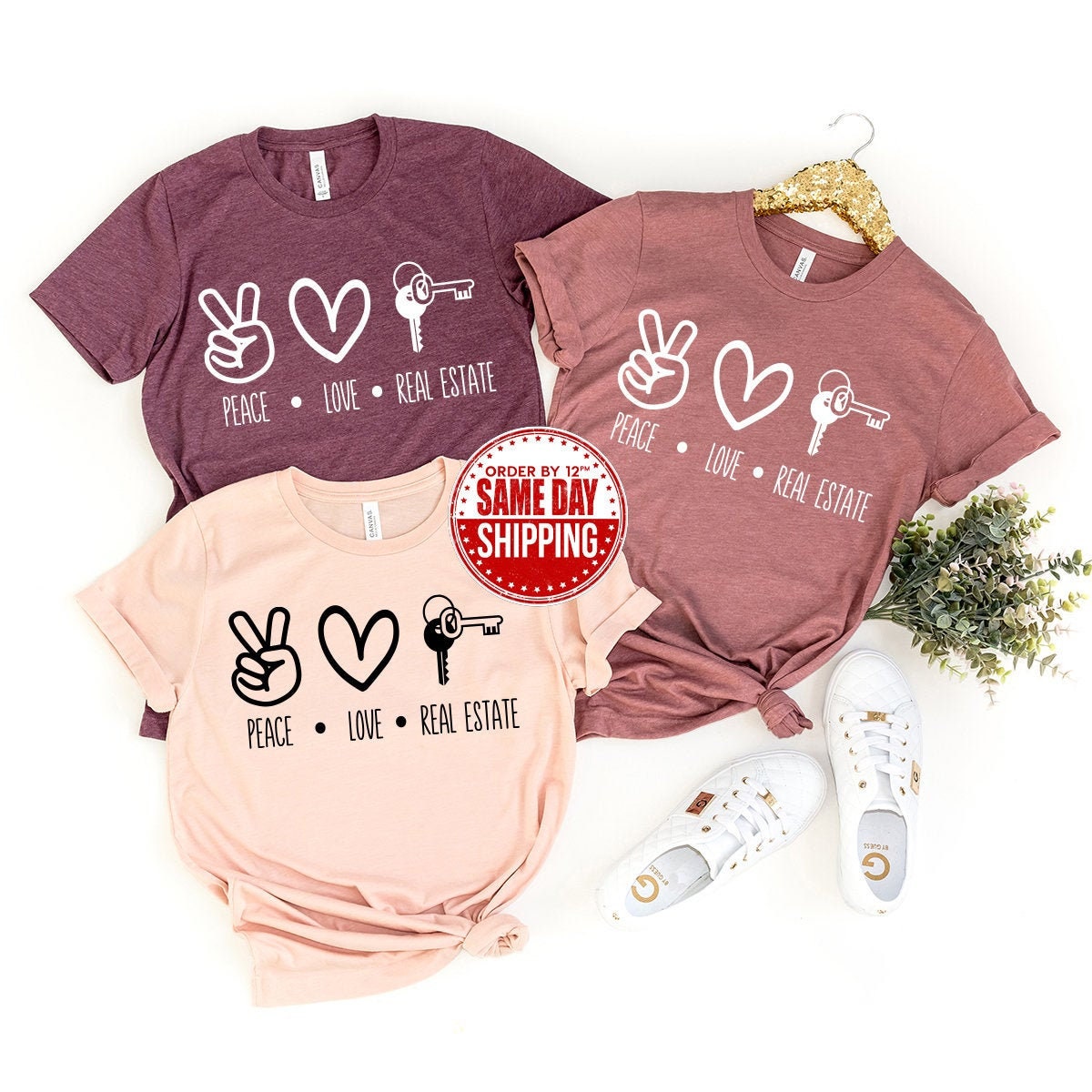 Peace Love Real Estate Shirt, Real Estate t Shirt, Real Estate Agent, Real Estate Shirt, Gift For Real Estate , Home Seller Girls  T-Shirt - Fastdeliverytees.com