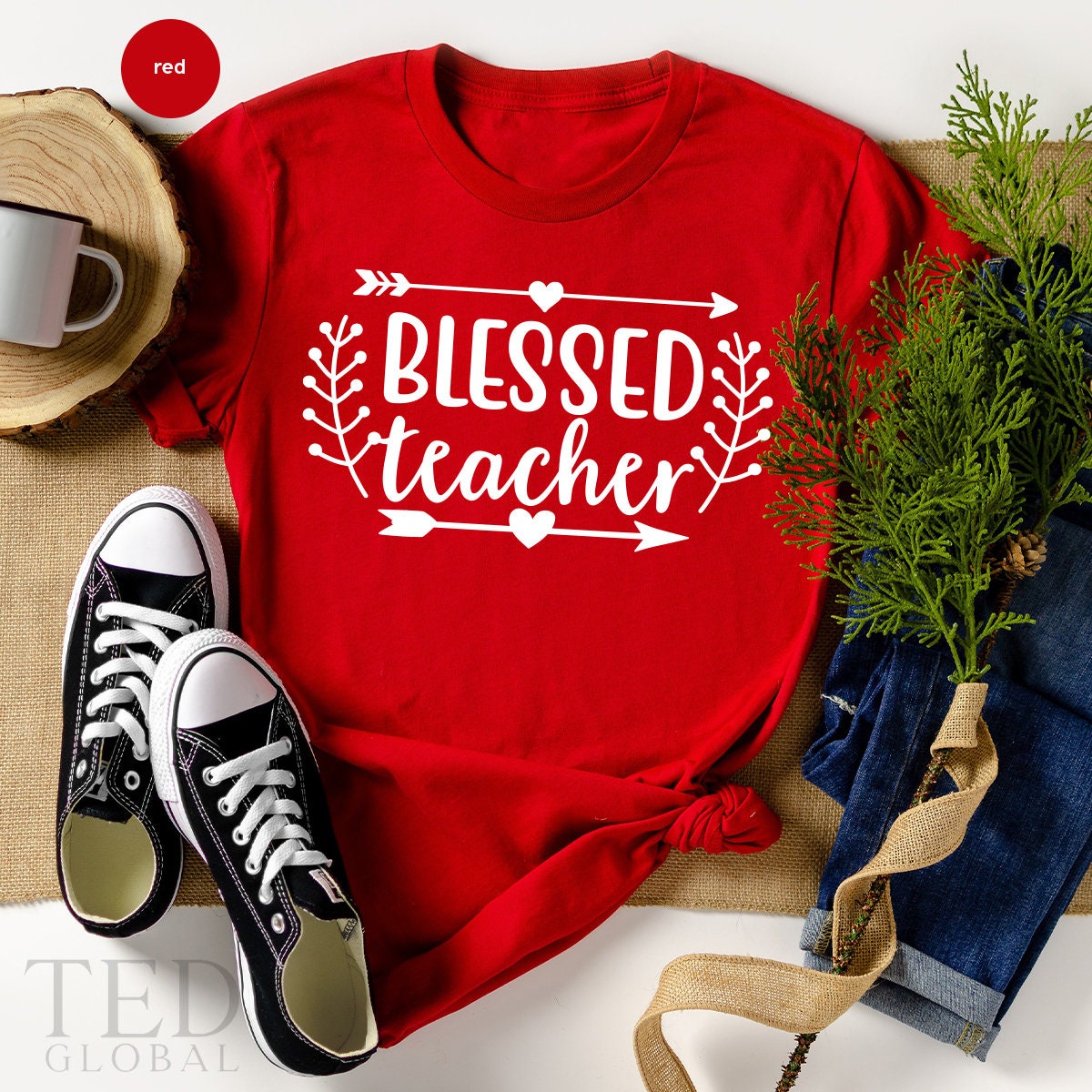 Teacher TShirt, Gift For Teachers, Elementary Teacher T-Shirts, Blessed Teacher Shirt, Educators T Shirt, Kindergarten Teacher Tees - Fastdeliverytees.com