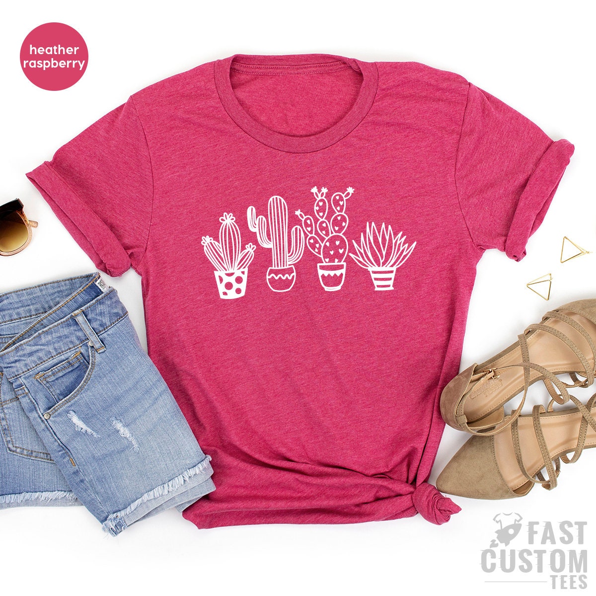 Cactus Plants Shirt, Botanical Shirt, Cute Cactus TShirt, Gardening T Shirt, Cactus T-Shirt, Desert Shirt, Not a Hugger Shirt - Fastdeliverytees.com