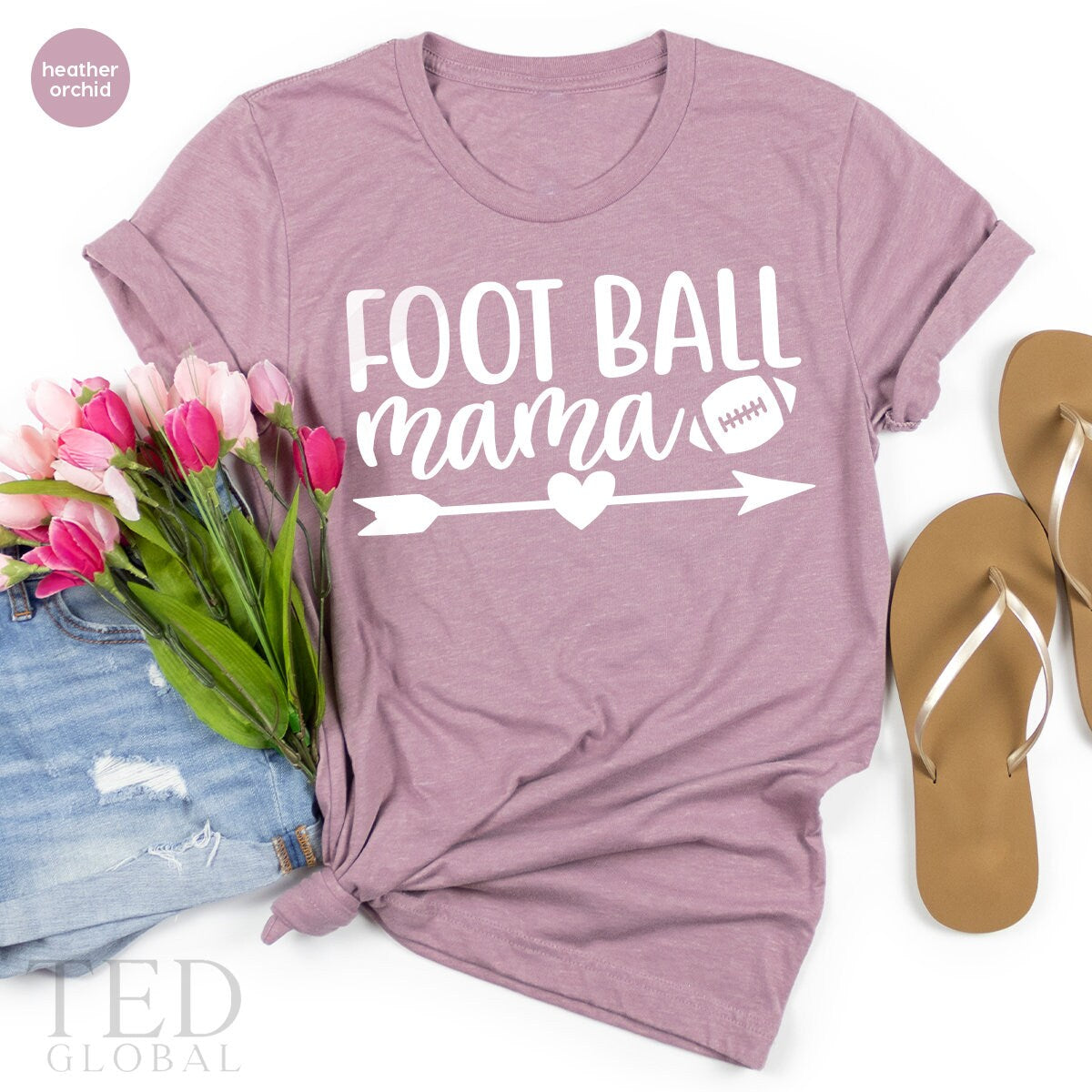 Football Mom TShirts, Football Mama T Shirt, Game Days Shirt, Cheer Mom Shirt, Football Team Shirt, Sports Mom Shirt, American Football Tee - Fastdeliverytees.com