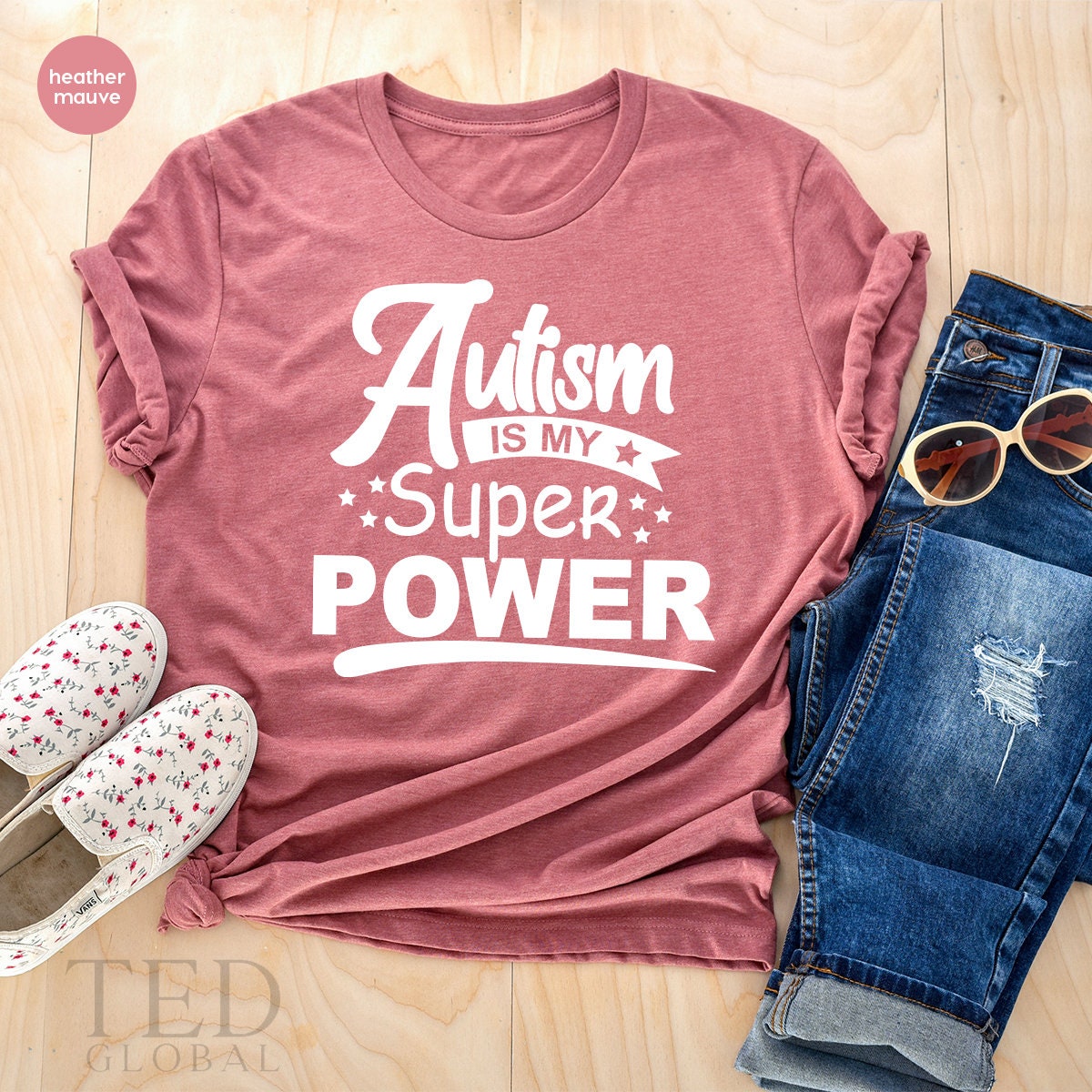 Autistic Pride Shirt, Funny Autism TShirt, Autism Awareness T Shirt, Autistic Child Shirts, Autism Super Power T-Shirt, Autistic Shirt Kids - Fastdeliverytees.com