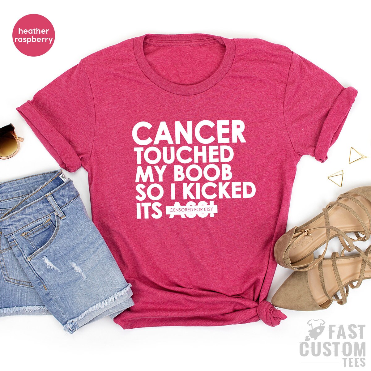 Funny Cancer Shirt, Cancer Awareness Tee, Breast Cancer TShirt, Cancer Touch My Boobs, Cancer Survivor Shirt, Team Cancer Shirt, Cancer Tee - Fastdeliverytees.com
