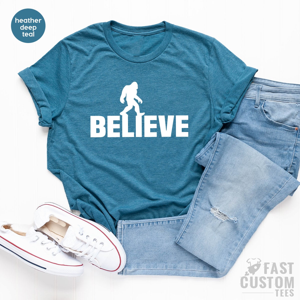 Believe Bigfoot Shirt, Sasquatch TShirt, Funny Sasquatch Shirt, Bigfoot Search Team Shirt, Sasquatching Shirt, Bigfoot Camping Shirt - Fastdeliverytees.com