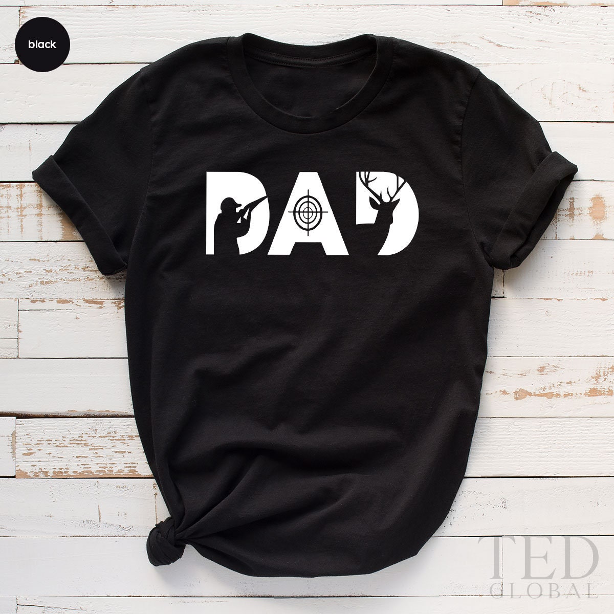 Hunting Dad T Shirt, Hunters Dad TShirt, Fathers Day Gift For Deer Hunters, Bow Hunting Shirt, Adventure Lover Tee, Cool Dad Shirt From Wife - Fastdeliverytees.com