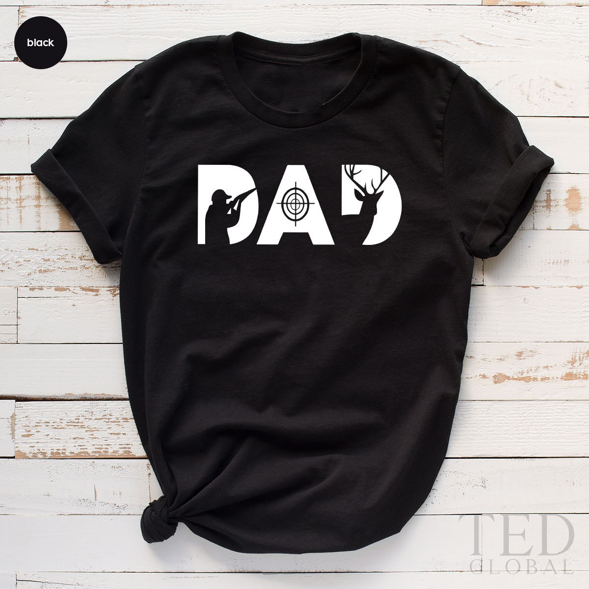 Hunting Dad T Shirt, Hunters Dad TShirt, Fathers Day Gift For Deer Hunters, Bow Hunting Shirt, Adventure Lover Tee, Cool Dad Shirt From Wife - Fastdeliverytees.com
